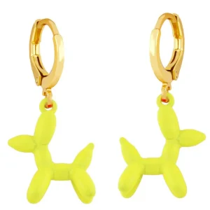 Korvakorut, Balloon Dog -koirakorvakorut (neonkeltainen)