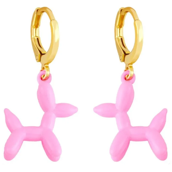 Korvakorut, Balloon Dog -koirakorvakorut (vaaleanpunainen)