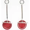 Korvakorut, BELLE MISS Sixties | Button Charmine Red
