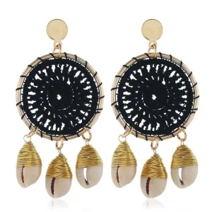 Korvakorut, Black Lace Dream Catcher Earrings