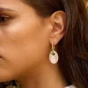 Korvakorut, BOHM PARIS | 2 in 1 Boucles Caméo -vaaleanpunainen/kulta