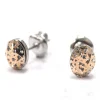 Korvakorut, BOHM PARIS | Boucles Sylvie avec cristal gris rose patina
