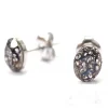 Korvakorut, BOHM PARIS | Boucles Sylvie avec cristal noire patina
