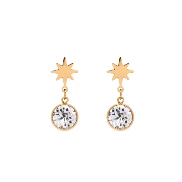 Korvakorut, BOHM PARIS | Boucles Étoile avec cristal clair