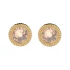 Korvakorut, BOHM PARIS | Boucles D'oreilles Miel avec cristal dorée