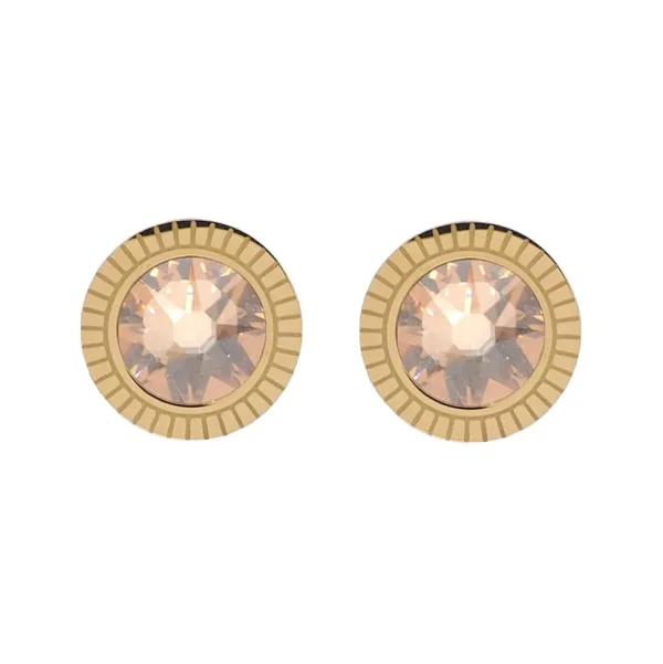Korvakorut, BOHM PARIS | Boucles D'oreilles Miel avec cristal dorée