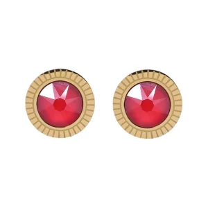 Korvakorut, BOHM PARIS | Boucles D'oreilles Miel avec cristal royal red