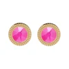 Korvakorut, BOHM PARIS | Boucles D'oreilles Miel avec cristal pink