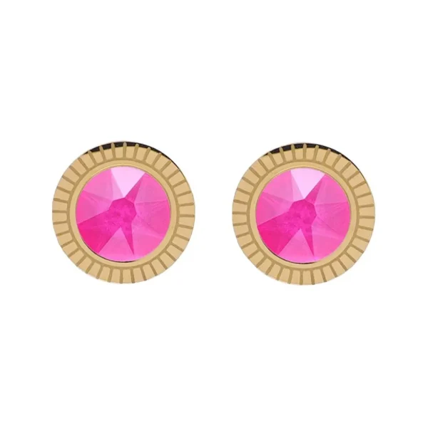 Korvakorut, BOHM PARIS | Boucles D'oreilles Miel avec cristal pink