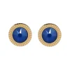 Korvakorut, BOHM PARIS | Boucles D'oreilles Miel avec cristal Royal Blue