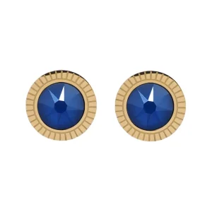 Korvakorut, BOHM PARIS | Boucles D'oreilles Miel avec cristal Royal Blue