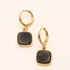 Korvakorut, BOHM PARIS | Boucles Chloefina -mustat korvakorut