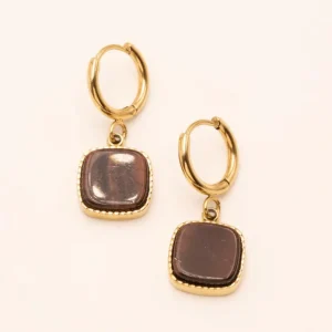 Korvakorut, BOHM PARIS | Boucles Chloefina -tiikerinsilmä korvakorut