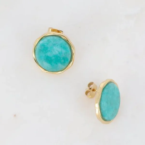 Korvakorut, BOHM PARIS | Boucles Luce -amazonite