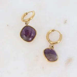 Korvakorut, BOHM PARIS | Boucles Léa -amethyst