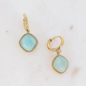 Korvakorut, BOHM PARIS | Boucles Léa -amazonite