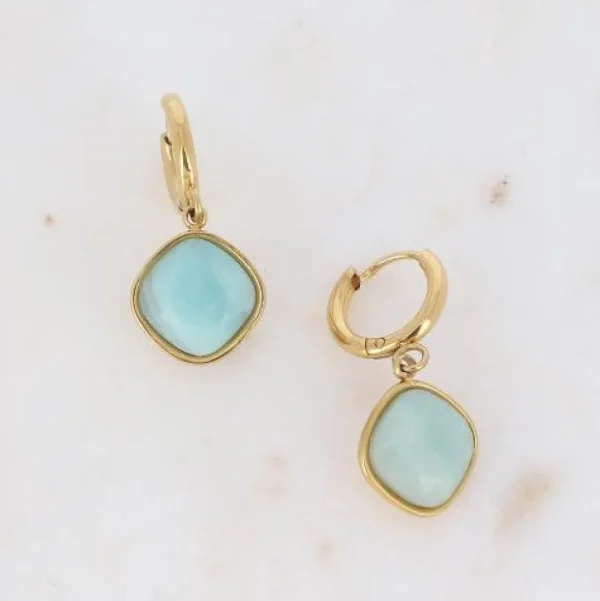 Korvakorut, BOHM PARIS | Boucles Léa -amazonite