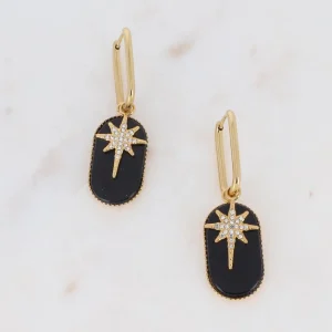 Korvakorut, BOHM PARIS | Boucles Jolline -onyx
