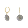 Korvakorut, BOHM PARIS | Boucles D'oreilles Elly avec pierre labradorite
