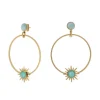 Korvakorut, BOHM PARIS | Boucles Candice avec amazonite