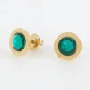 Korvakorut, BOHM PARIS | Boucles Miel -emerald