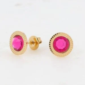 Korvakorut, BOHM PARIS | Boucles Miel -fuchsia