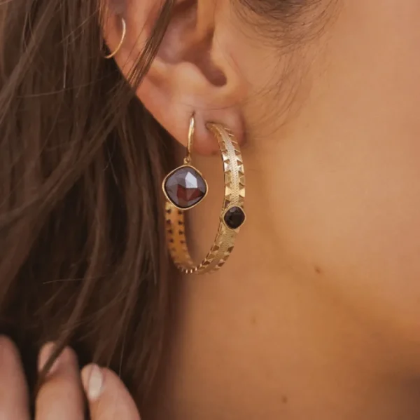 Korvakorut, BOHM PARIS | Boucles Léa -amazonite
