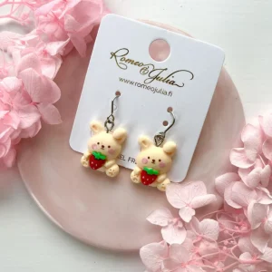 Korvakorut, Bunny -vaaleanpersikkaiset pupukorvakorut