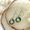 Korvakorut, Davina Earrings -vihreät korvakorut