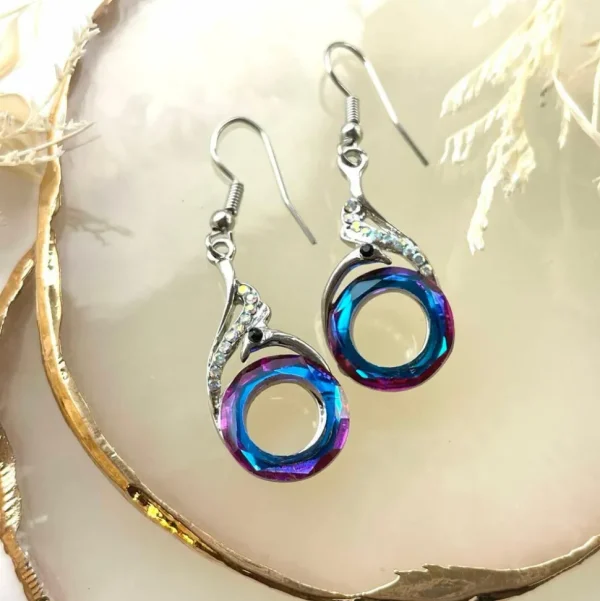 Korvakorut, Davina Earrings -siniset korvakorut