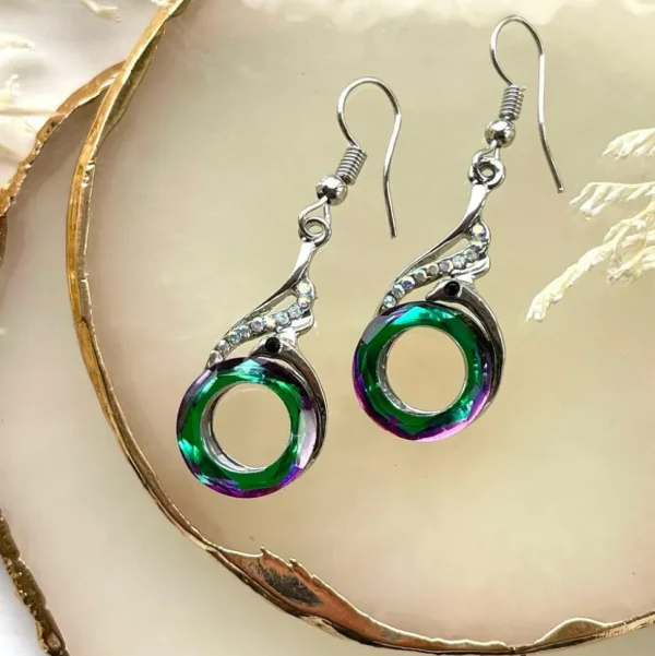 Korvakorut, Davina Earrings -vihreät korvakorut