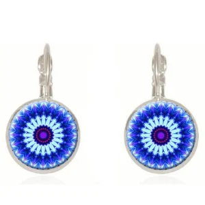 Korvakorut, Evil eye -tummansiniset silmäkorvakorut