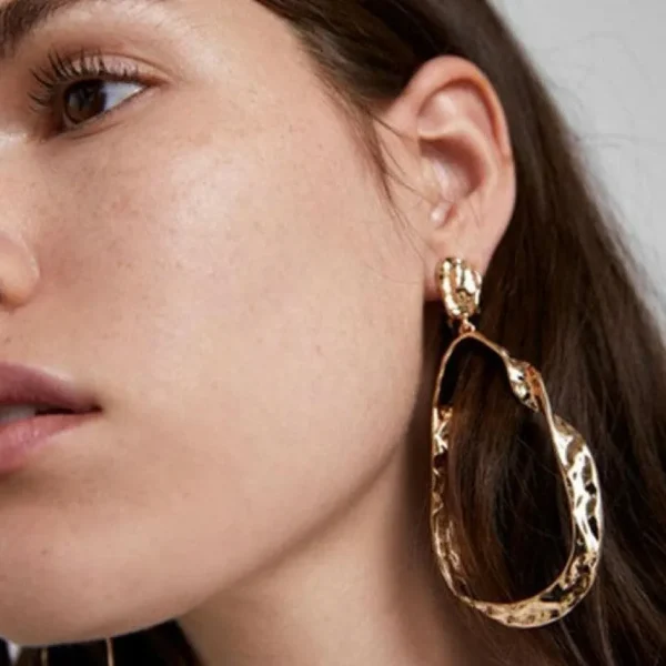 Korvakorut, FRENCH RIVIERA | Large Paola Earrings in Gold
