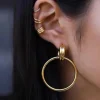 Korvakorut, FRENCH RIVIERA | Large Classic Gold Earrings