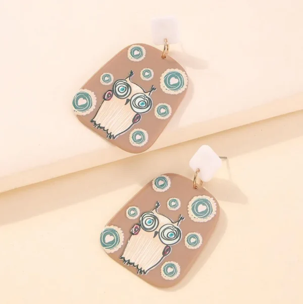 Korvakorut, FRENCH RIVIERA | Bohemian Owl Earrings
