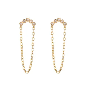 Korvakorut, FRENCH RIVIERA | Chic Modern Earrings in Gold