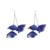 Korvakorut, FRENCH RIVIERA | Dark Blue Flower Earrings
