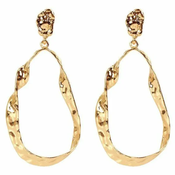 Korvakorut, FRENCH RIVIERA | Large Paola Earrings in Gold