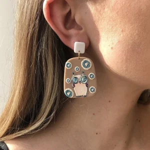 Korvakorut, FRENCH RIVIERA | Bohemian Owl Earrings