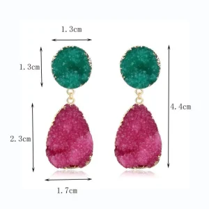 Korvakorut, FRENCH RIVIERA | Two Colour Earrings in Gold