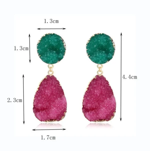 Korvakorut, FRENCH RIVIERA | Two Colour Earrings in Gold