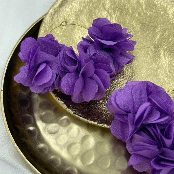 Korvakorut, FRENCH RIVIERA | Jasmine -kukkakorvakorut (violetti)