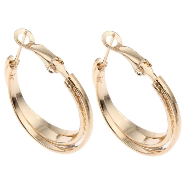Korvakorut, korvarenkaat, KOA Collection/Simple Decoration Gold Hoops