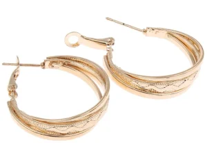 Korvakorut, korvarenkaat, KOA Collection/Summer Waves Gold Hoops