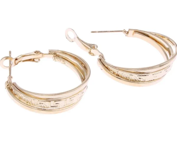 Korvakorut, korvarenkaat, KOA Collection/Greek Goddess Gold Hoops