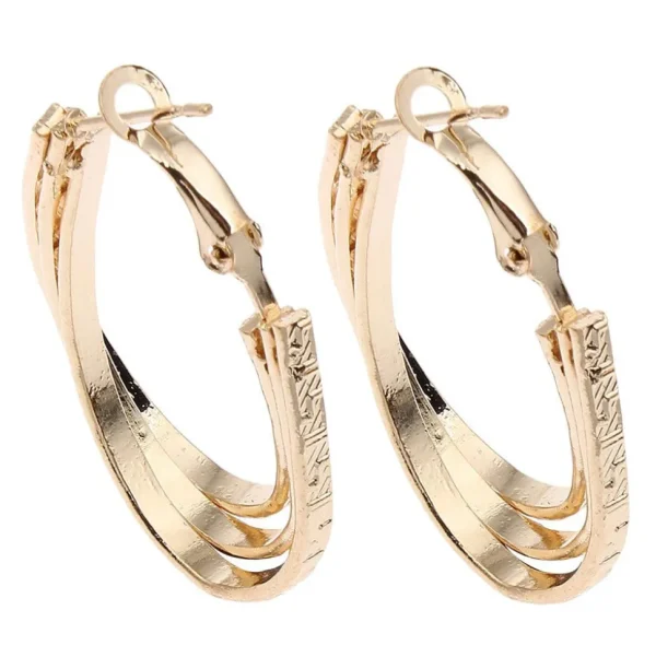 Korvakorut, korvarenkaat, KOA Collection/Teardrop Gold Hoops