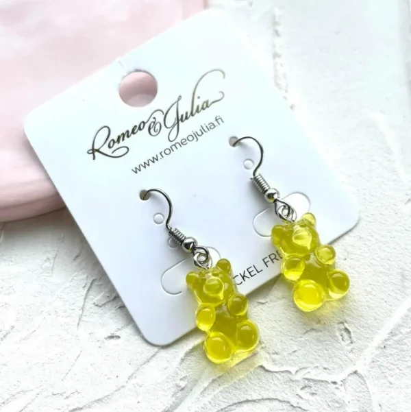 Korvakorut, Light Yellow Gummy Bear -keltainen nallekarkki
