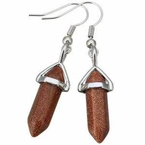 Korvakorut, NATURE COLLECTION | Gold Stone Earrings