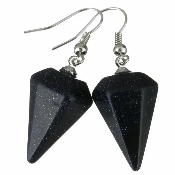 Korvakorut, NATURE COLLECTION | Pendulum Gold Stone Earrings