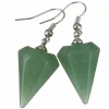 Korvakorut, NATURE COLLECTION | Pendulum Green Aventurine Earrings